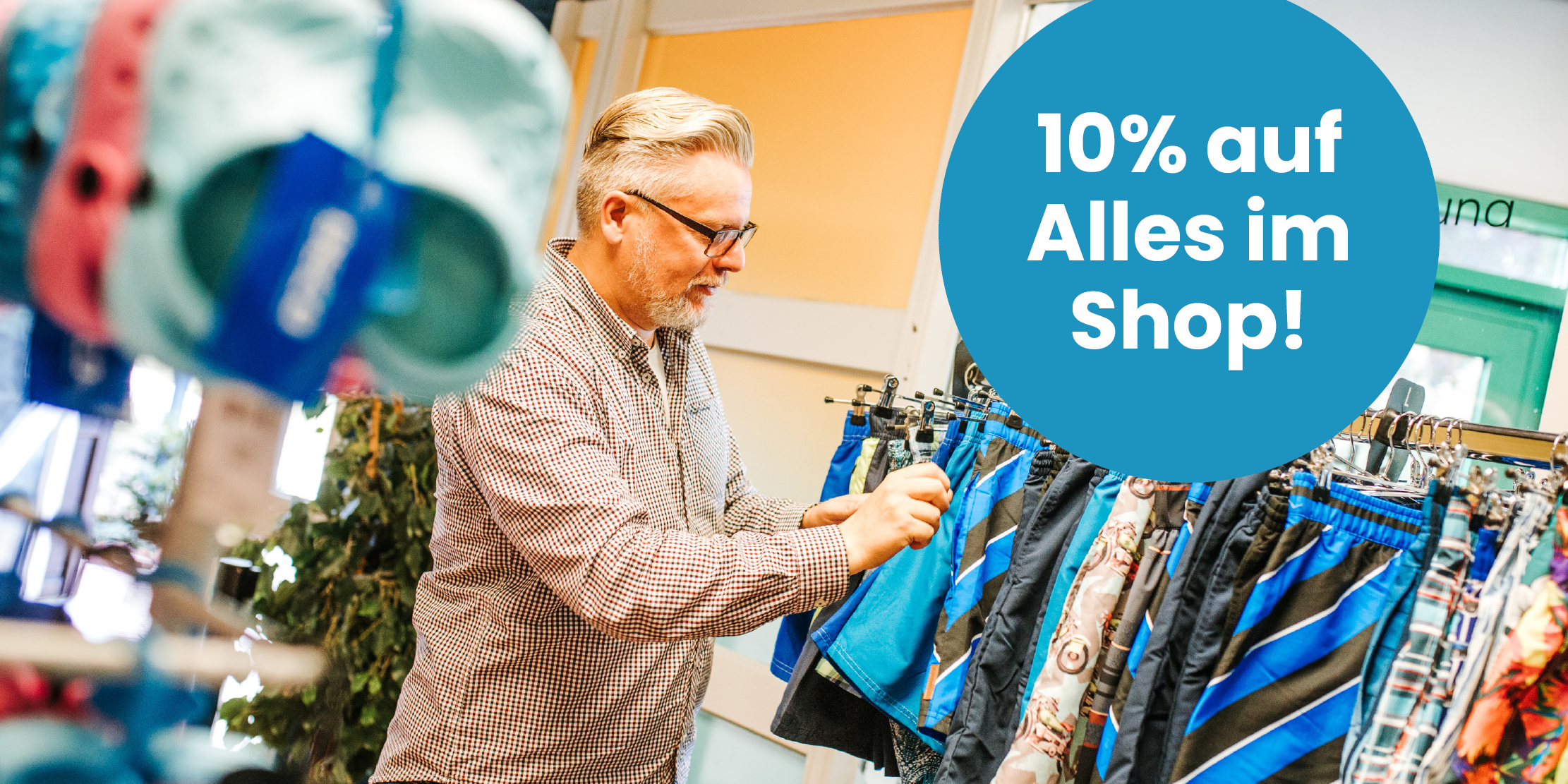 10% auf alles im Shop
